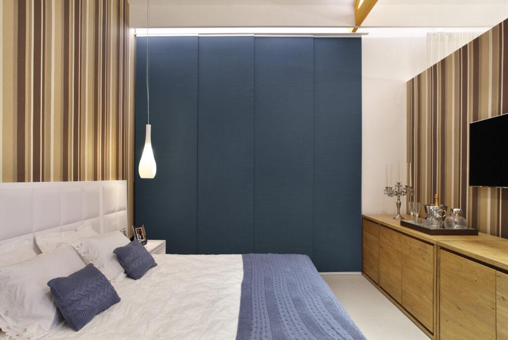 Cortina painel para quarto