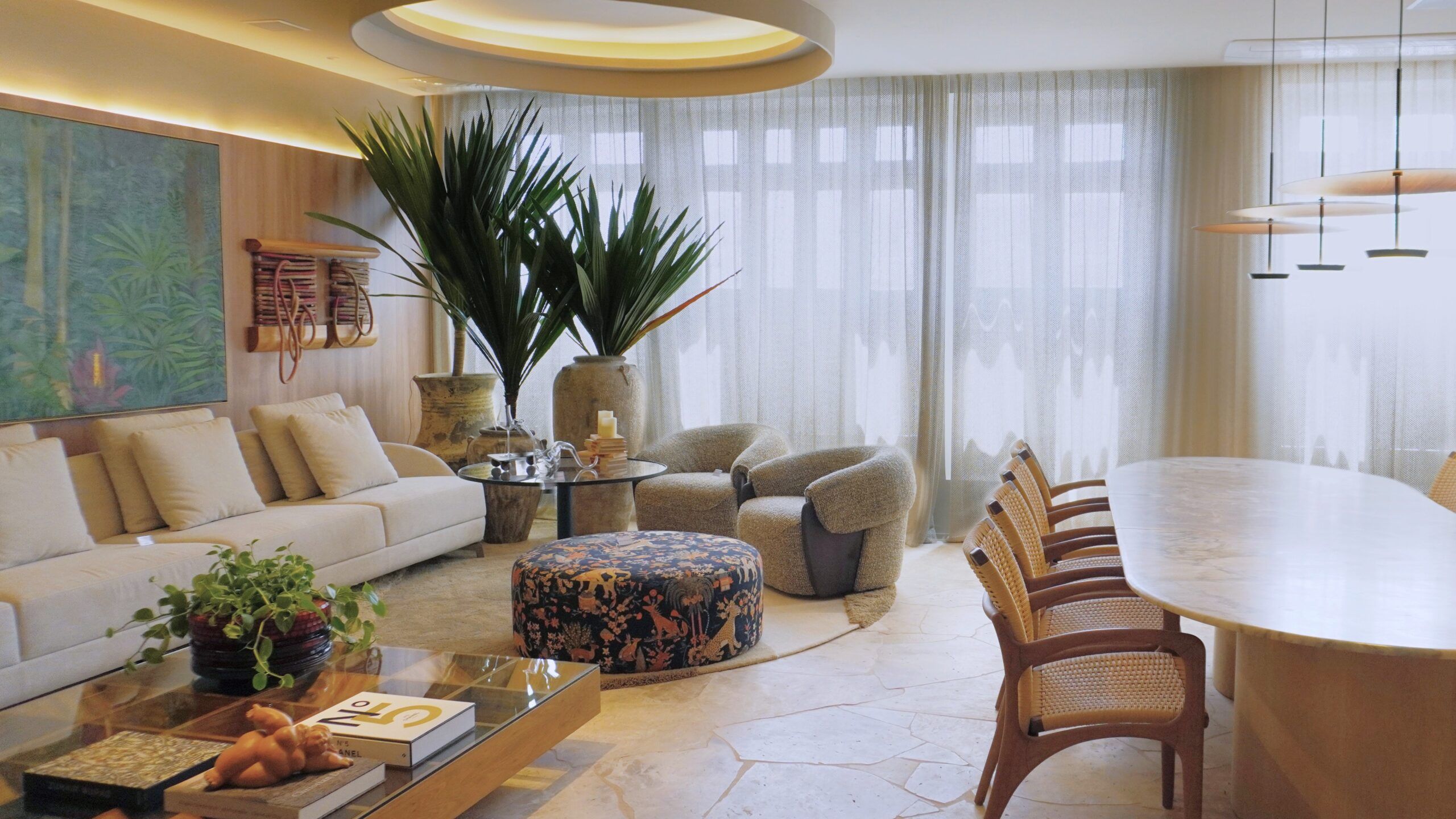 mostra casas conceito uniflex cortinas e persianas