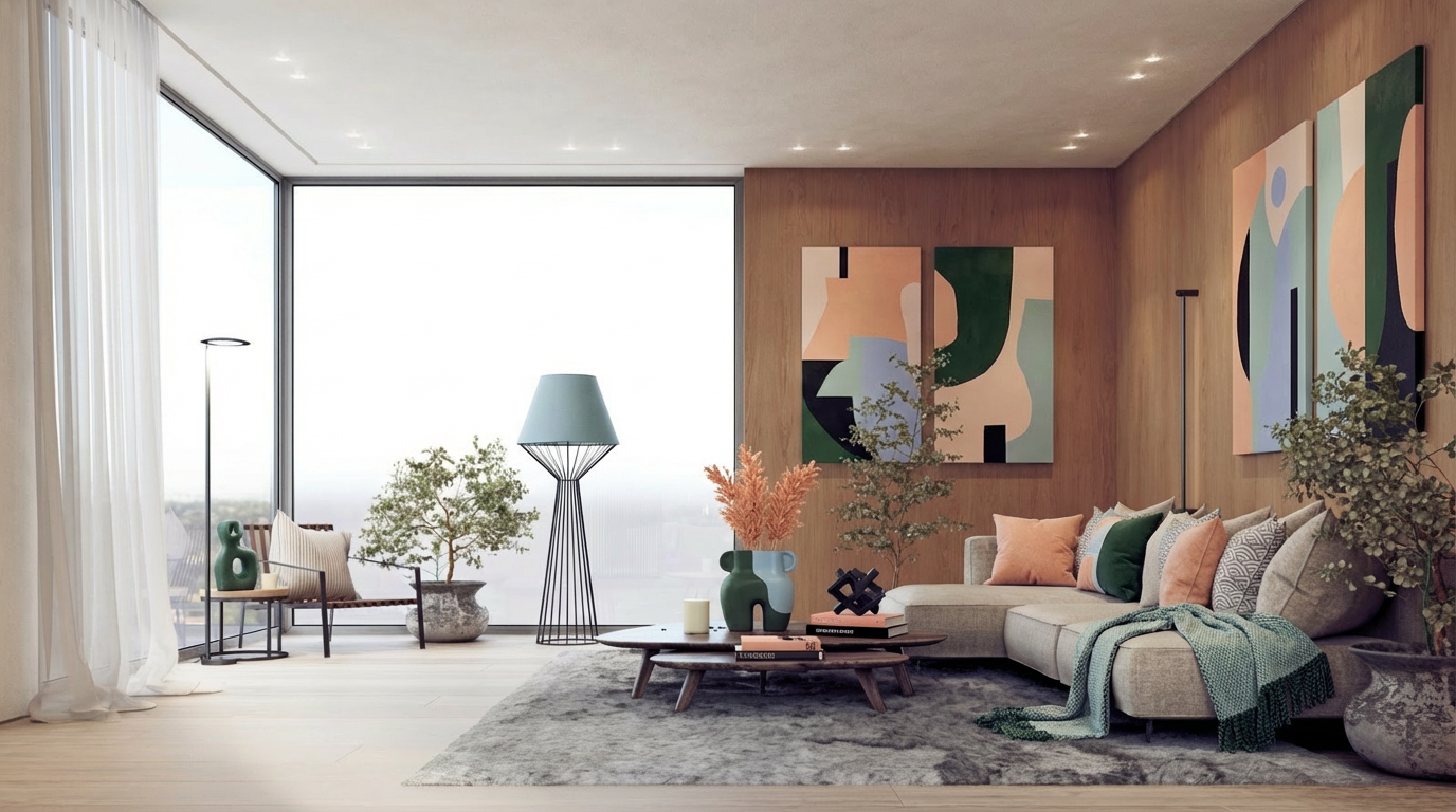 altura de cortina de sala