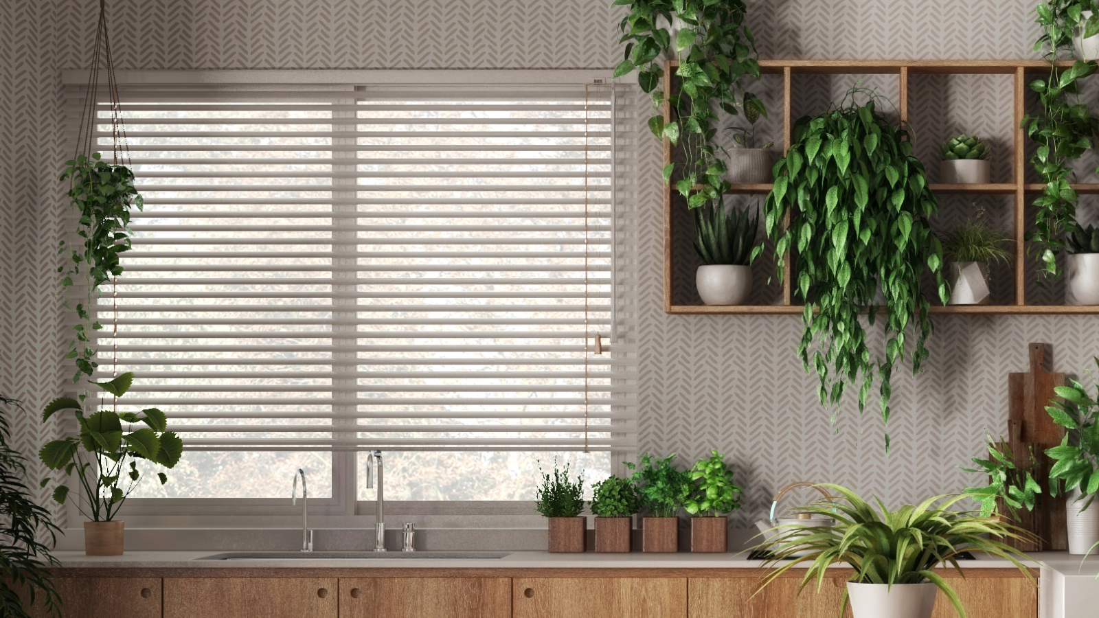 persiana para cozinha de apartamento